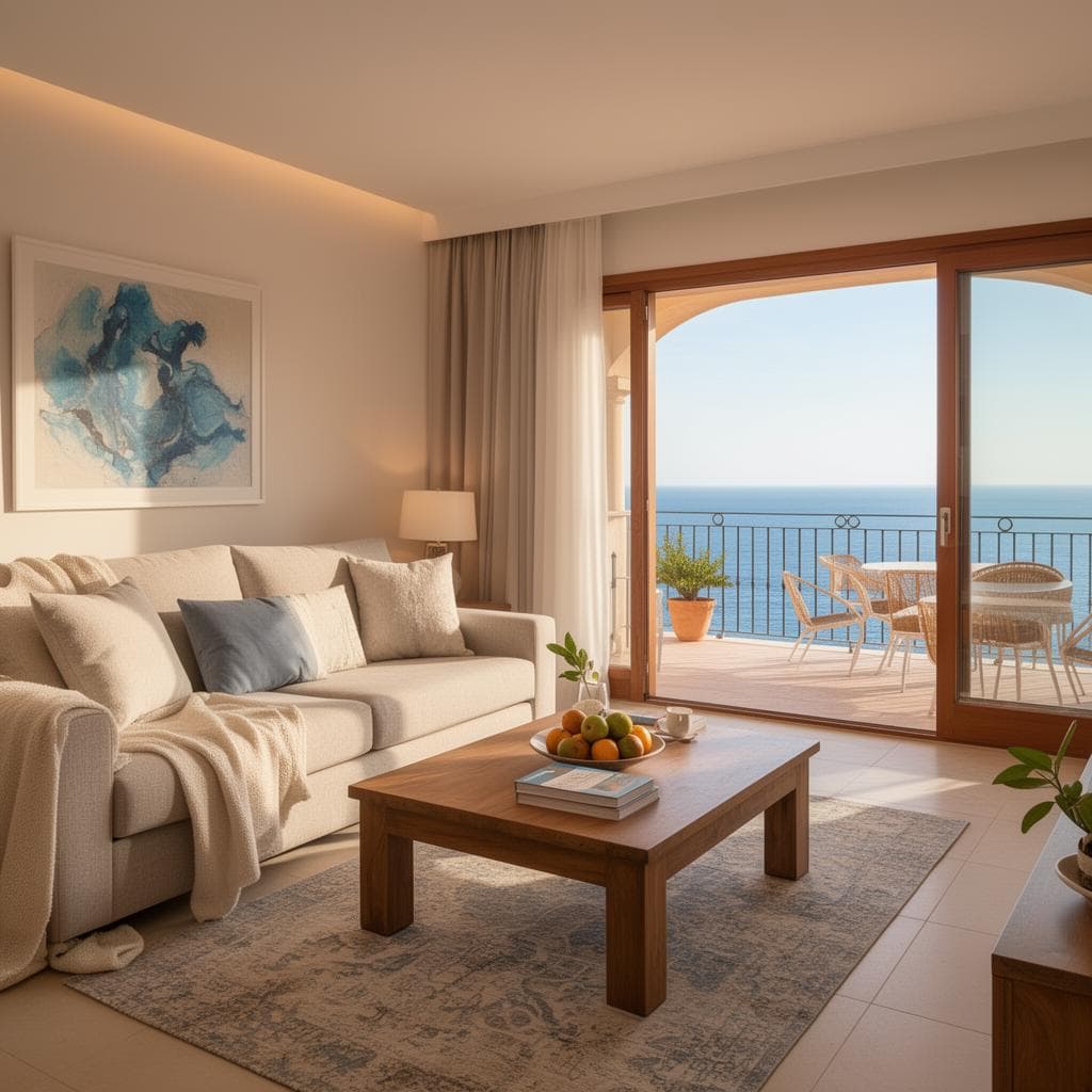 Mediterranean apartment interior
