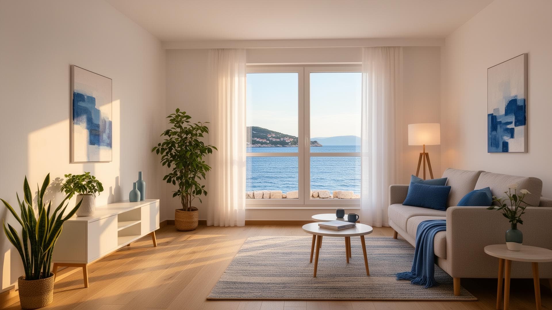 Coastal Croatian apartment with sea view